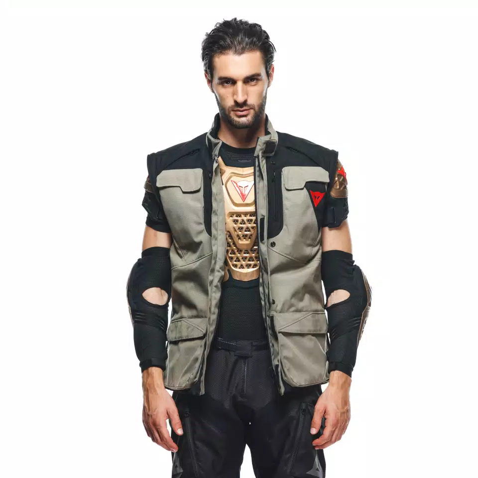 ALLIGATOR TEX JACKET - WALNUT/BLACK/LAVA-RED - 14