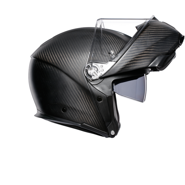 sportmodular-matt-carbon-casco-moto-modulare-e2205 image number 3