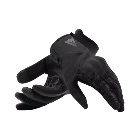 INTREPYD - GUANTES MOTO EN TEJIDO - BLACK/BLACK - 5