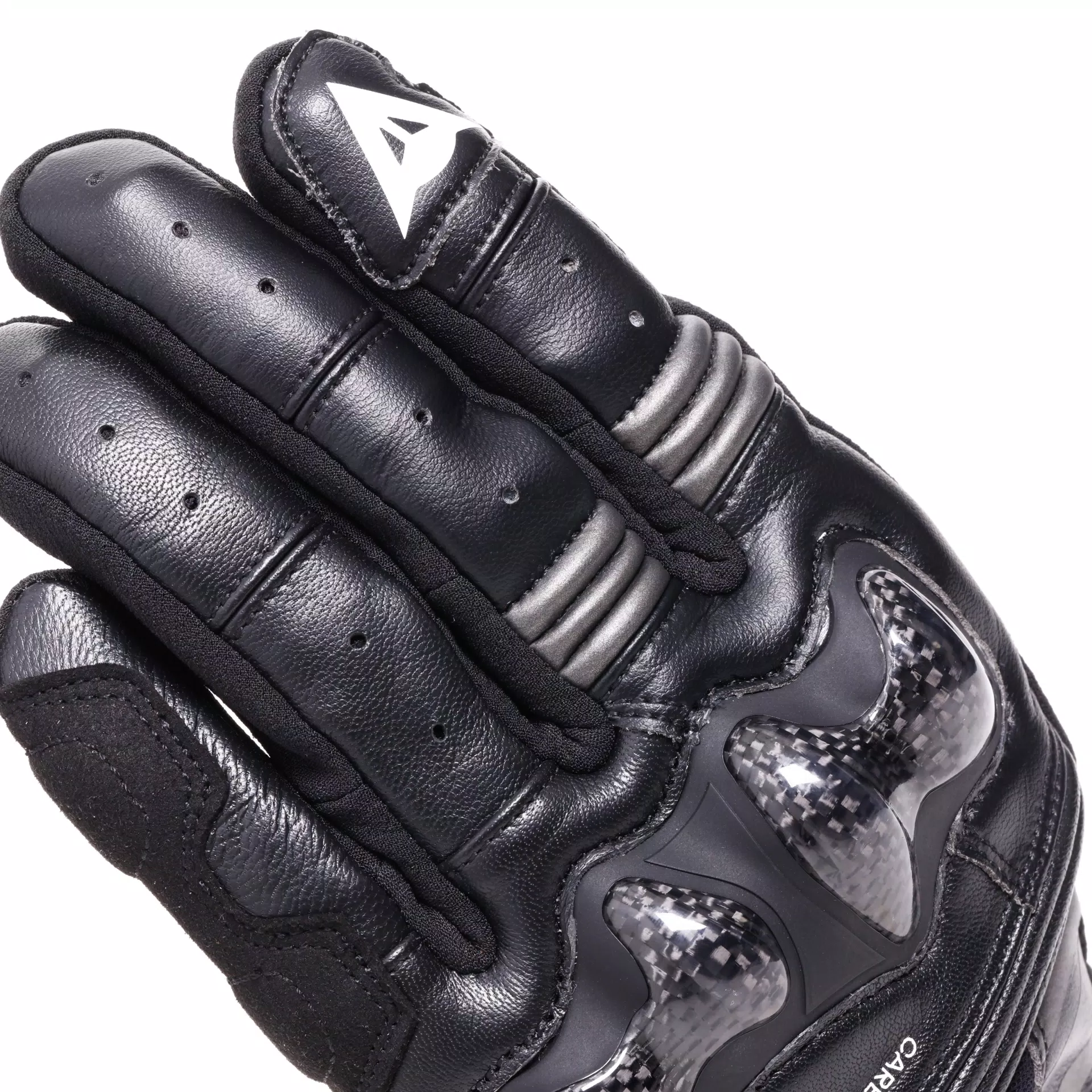REACTO CARBON SHORT - KURZE LEDER-MOTORRADHANDSCHUHE HERREN