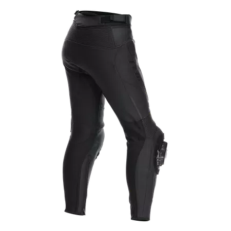 DELTA 4 - WOMEN'S MOTORCYCLE LEATHER PANTS - BLACK/BLACK - 2