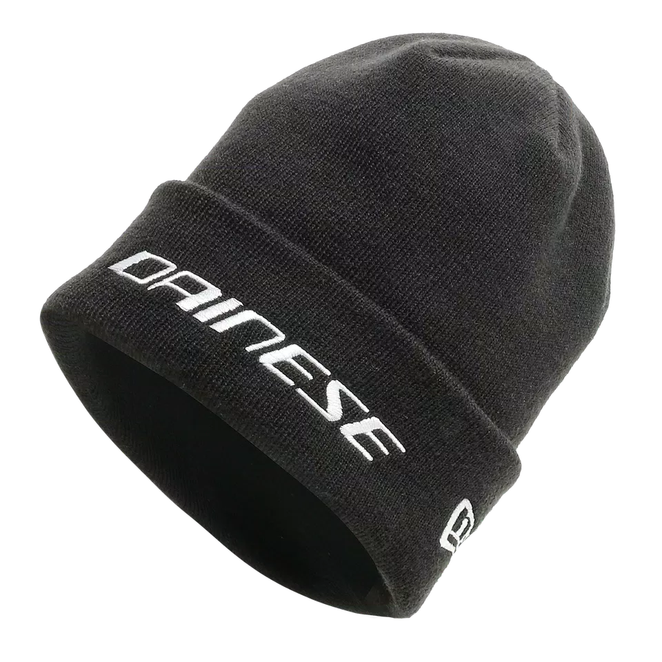 DAINESE CUFF BEANIE - BLACK - 1