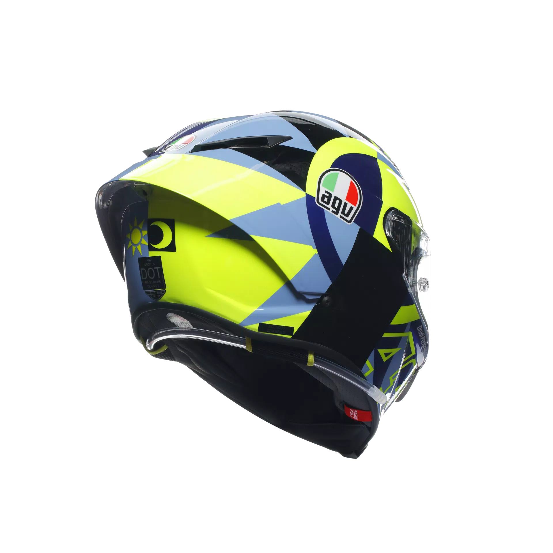 PISTA GP RR SOLELUNA 2022 (ED. LIMITATA) - MOTORBIKE FULL FACE HELMET E2206 DOT