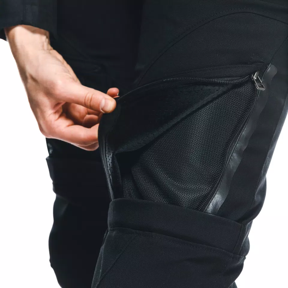 DRAKE 2 AIR - WOMEN'S SUMMER MOTORCYCLE PANTS IN FABRIC - BLACK/BLACK - 10