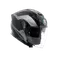 K5 JET EVO TUNE GREY/BLACK - MOTORBIKE OPEN FACE HELMET E2206