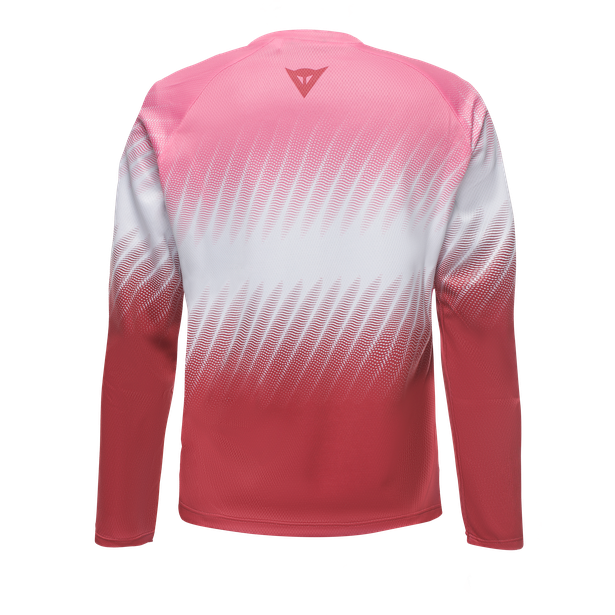 scarabeo-jersey-ls-camiseta-bici-manga-larga-ni-os-pink-white image number 1