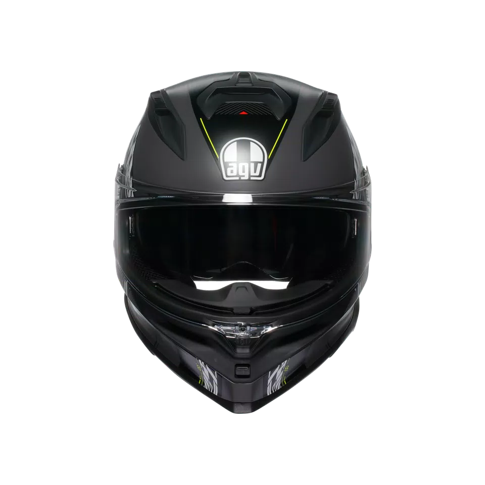 K7 AGV E2206 MPLK - KYBER MATT GREY/YELLOW FLUO -  - 2