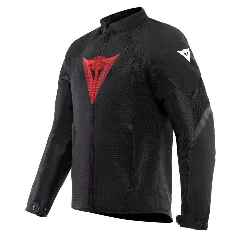 HEROSPHERE AIR TEX MEN S MOTORCYCLE JACKET IN FABRIC BLACK RED DIAMOND Dainese