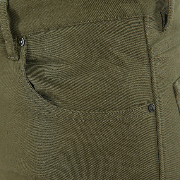 classic-slim-pantaloni-moto-in-tessuto-uomo-olive image number 5