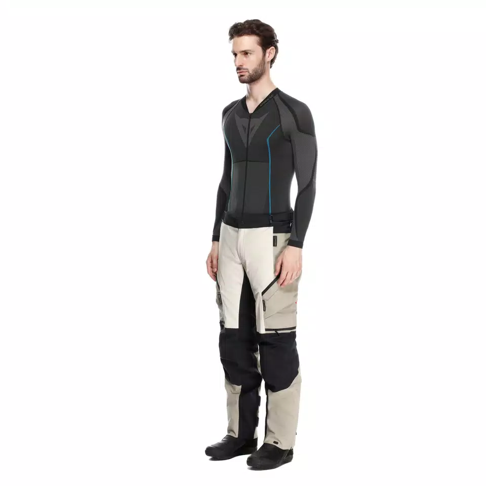 MANGEN ABSØLUTESHELL™ PRO - MEN TOURING MOTORCYCLE PANTS - BLACK/TIDAL FOAM - 4