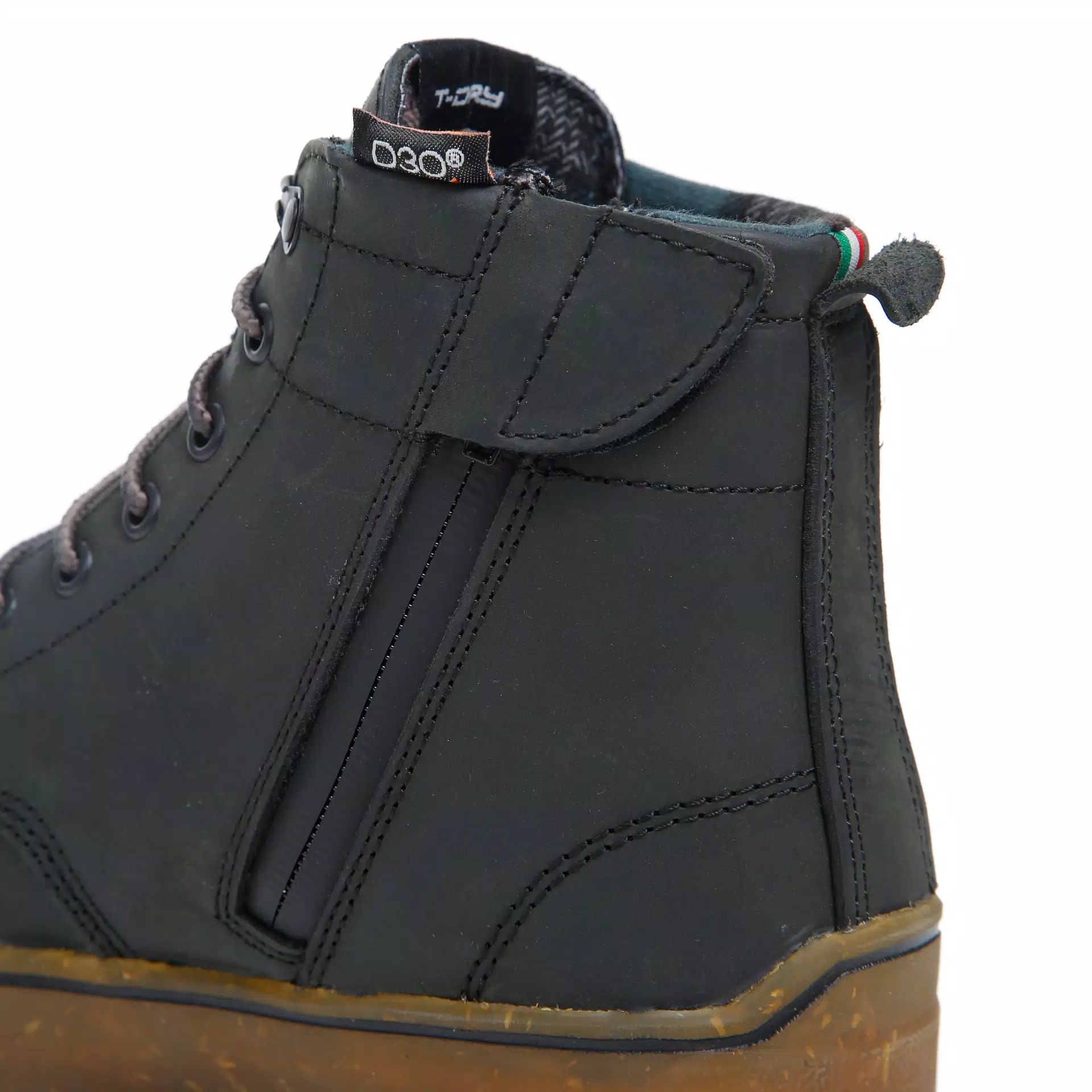 DARTWOOD WP MEN'S WATERPROOF MOTORCYCLE SHOES - BLACK