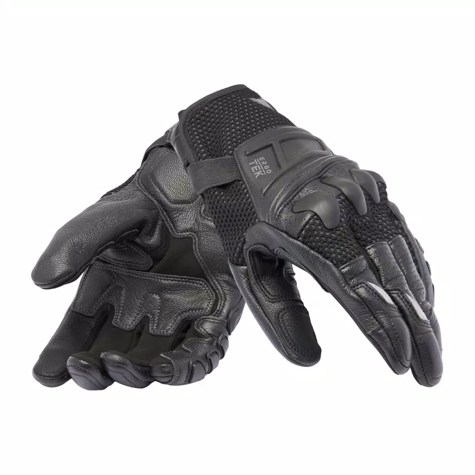 X-RIDE 2 ERGO-TEK GLOVES - BLACK/BLACK - 5