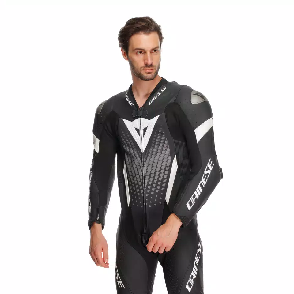 LAGUNA SECA 6 PERF 1PC LEATHER SUIT - BLACK/WHITE/ANTHRACITE - 4