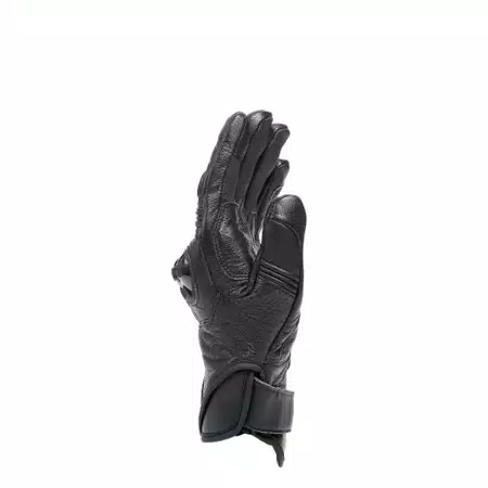 BLACKSHAPE - MEN'S MOTORCYCLE LEATHER GLOVES - BLACK/BLACK - 2