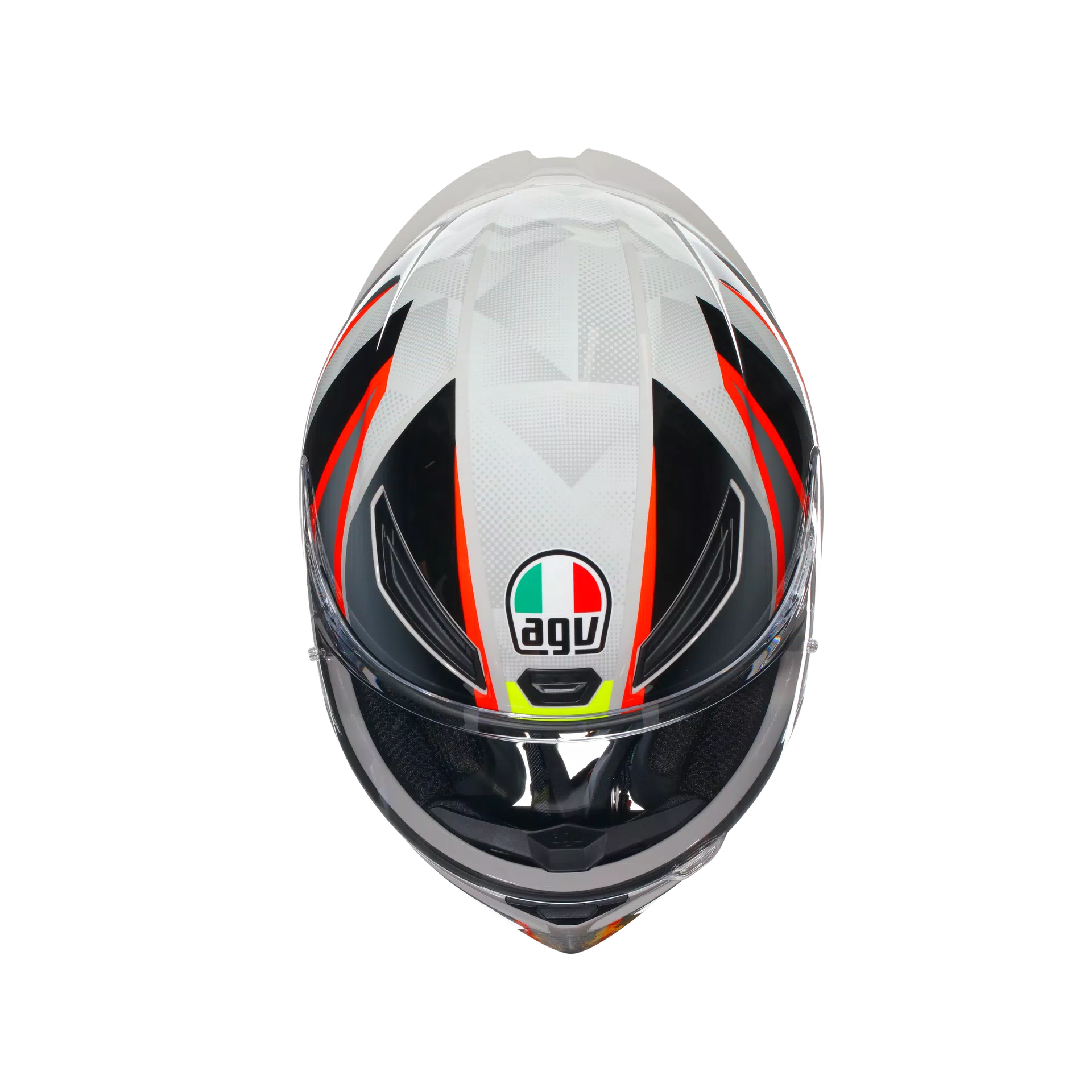 K1 S BLIPPER GREY/RED - CASQUE MOTO INT&Eacute;GRAL E2206