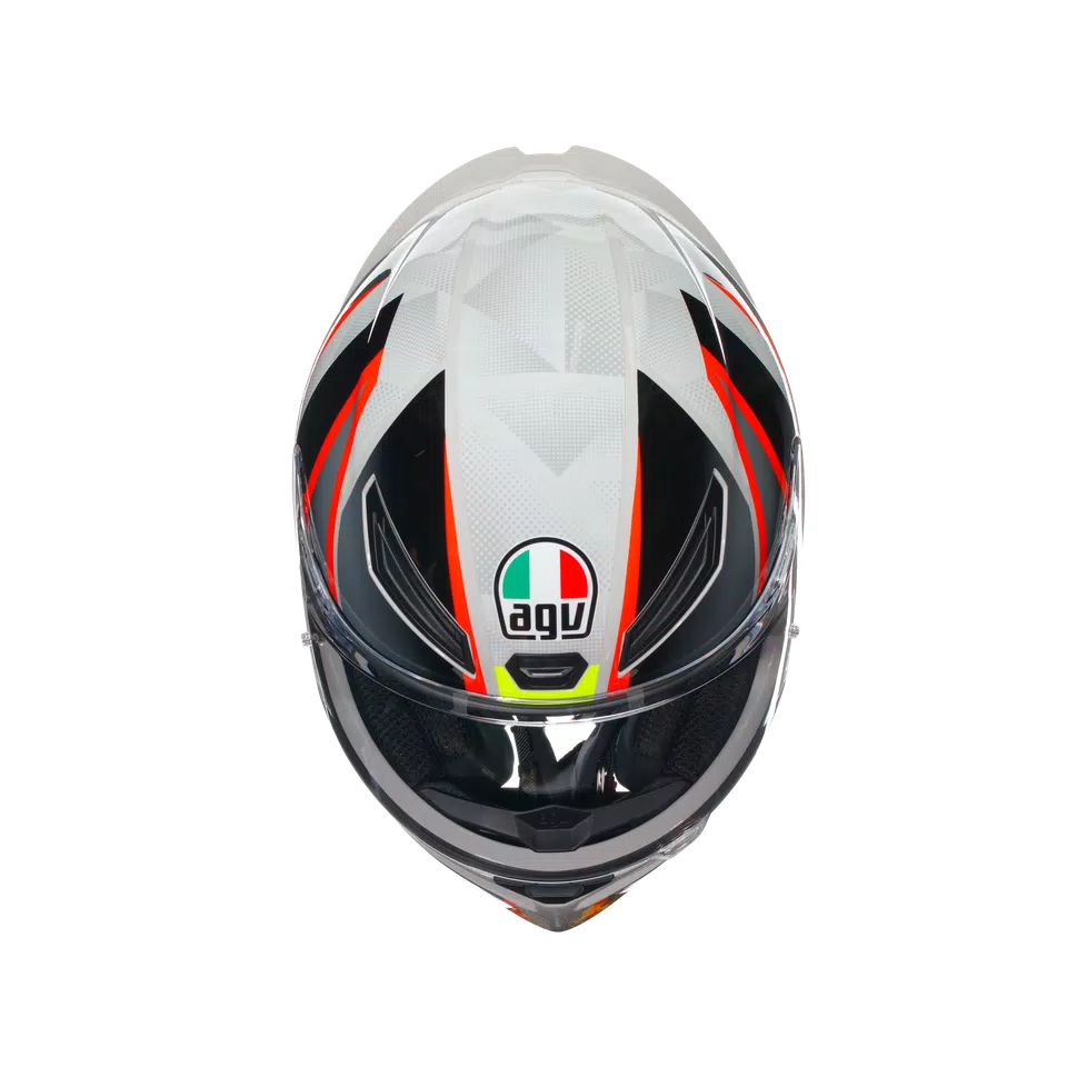 K1 S BLIPPER GREY/RED - CASCO MOTO INTEGRALE E2206 -  - 7