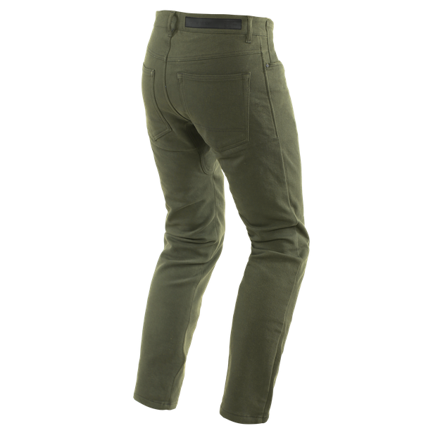 classic-slim-pantaloni-moto-in-tessuto-uomo-olive image number 1