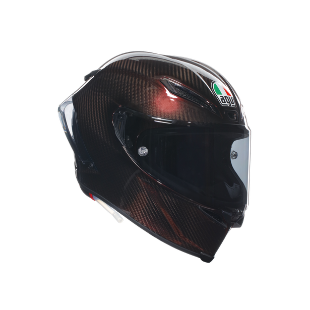 PISTA GP RR MONO RED CARBON - MOTORBIKE FULL FACE HELMET E2206 DOT 