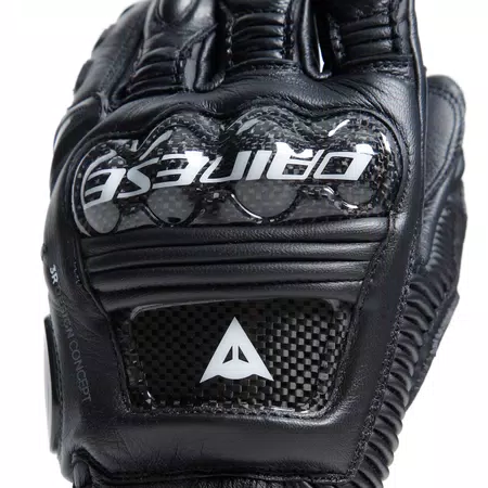DRUID 4 - HEREN MOTORFIETS LEREN HANDSCHOENEN - BLACK/BLACK/CHARCOAL-GREY - 7