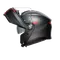 TOURMODULAR FREQUENCY MATT GUNMETAL/RED - MOTORBIKE FLIP UP HELMET E2206
