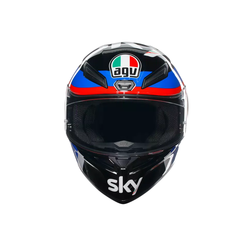 K1 S DOT(E2206) - VR46 SKY RACING TEAM BLACK/RED -  - 2