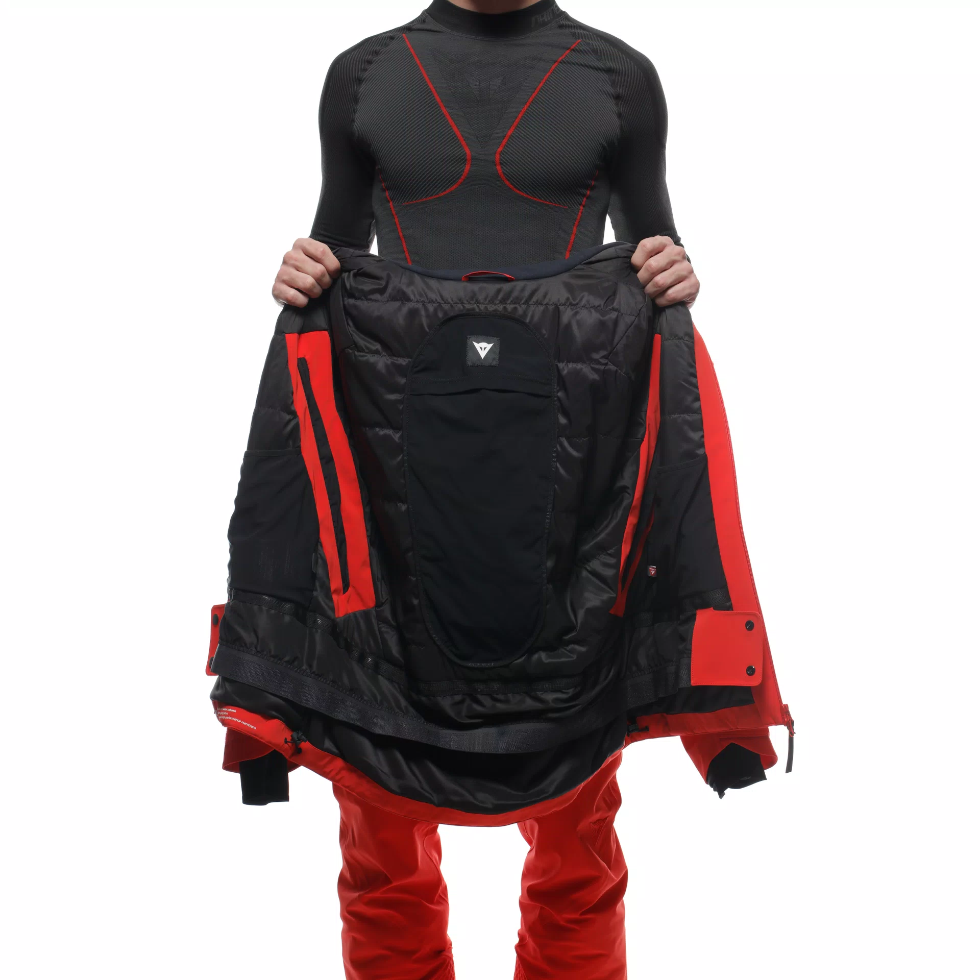MEN'S S002 DERMIZAX EV™ CORE READY SKI JACKET | HIGH-RISK-RED | Dainese
