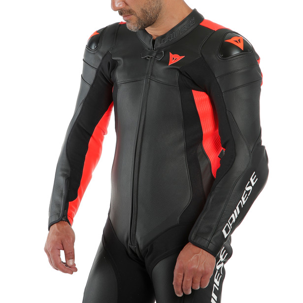 ASSEN 2 1 PC. PERF. LEATHER SUIT - One Piece Suits