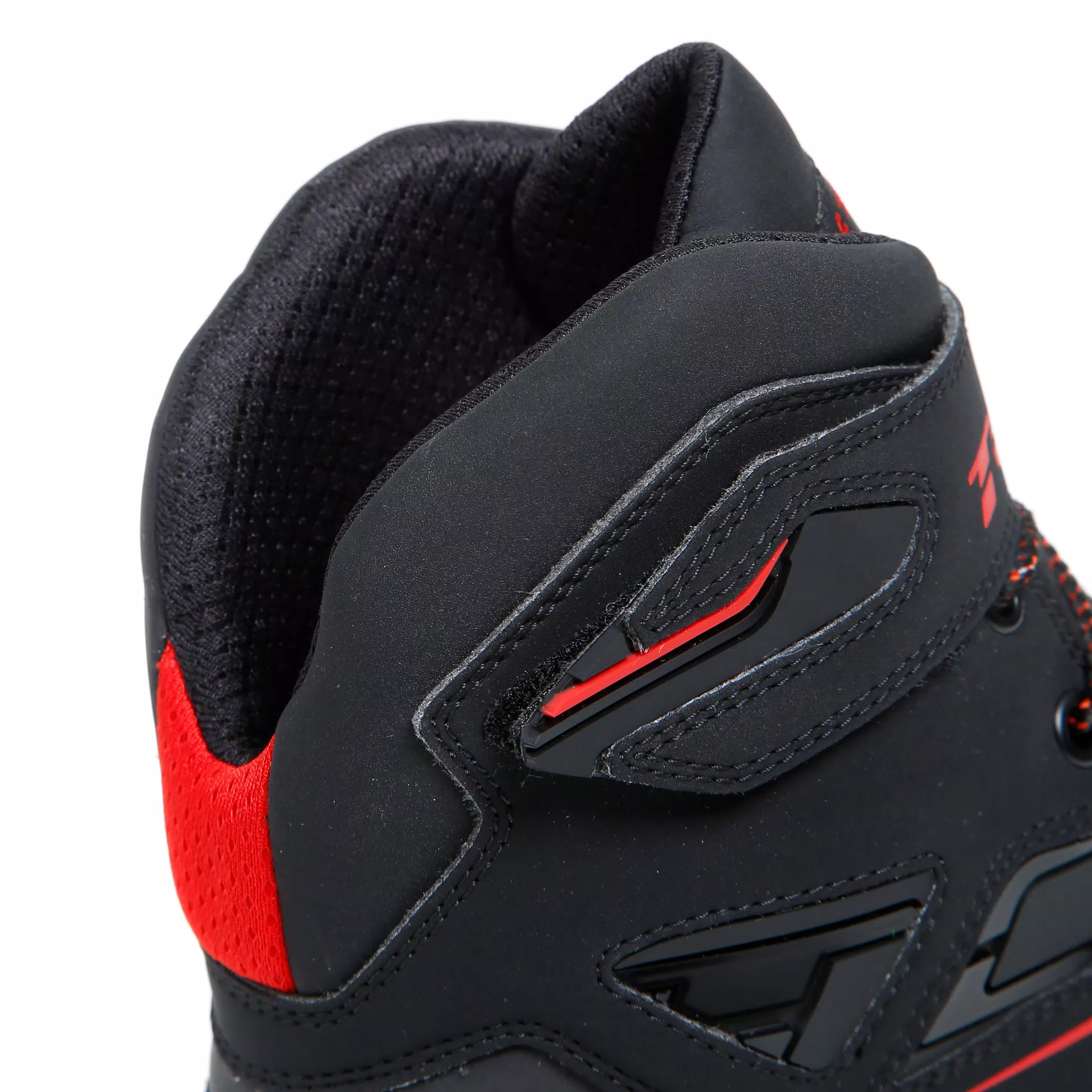 ZETA WP WASSERFESTE MOTORRADSCHUHE - SCHWARZ/ROT