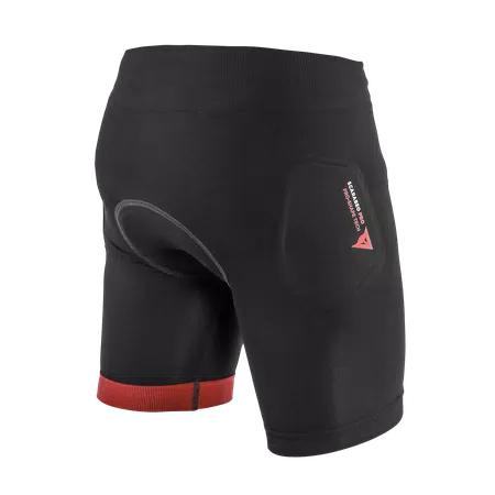 SCARABEO - BIKE PROTECTIVE SHORTS FOR KIDS - BLACK/RED - 2