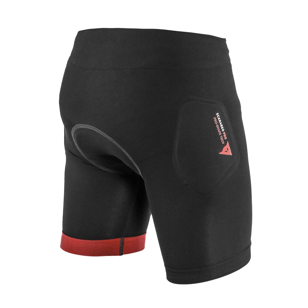 scarabeo-pantalones-cortos-protectores-de-bici-ni-os-black-red image number 1