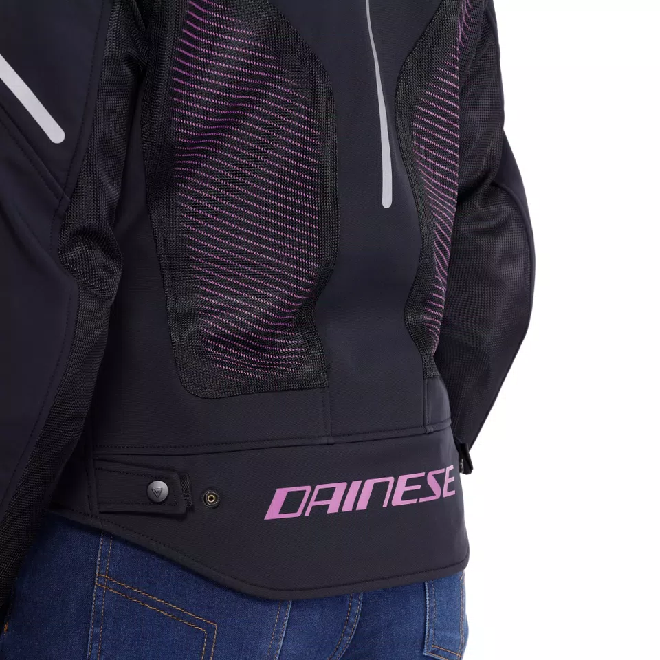 SUPER SPRINT AIR TEX - BLOUSON MOTO D'&Eacute;T&Eacute; EN MESH FEMME - BLACK/PINK/VIOLA - 8