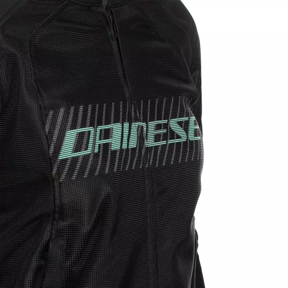 HEROSPHERE AIR - DAMES ZOMER MOTORFIETS JAS - BLACK/GRAY/LIGHT GREEN - 10