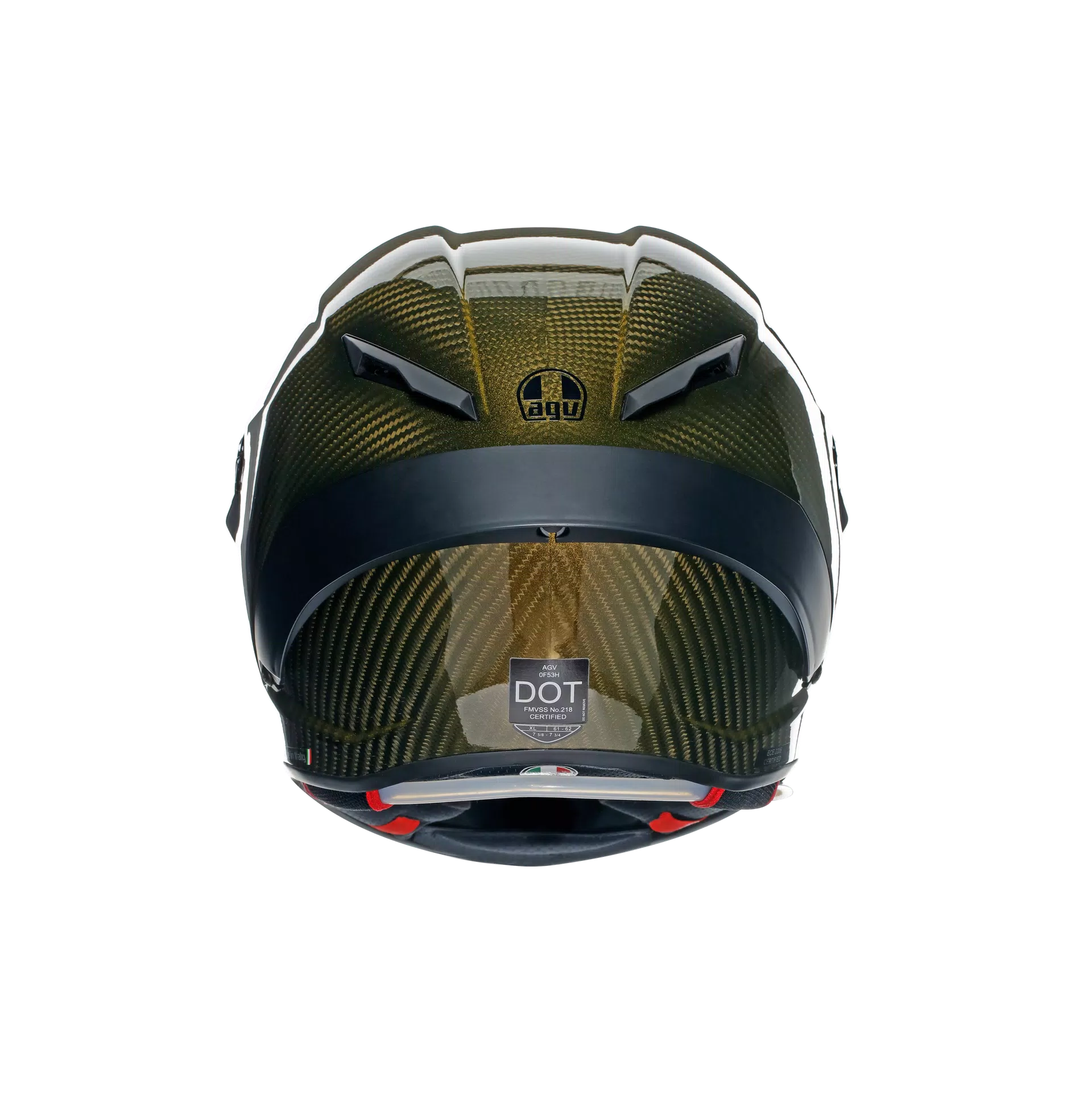 PISTA GP RR ORO (LIMITED EDITION) - MOTORBIKE FULL FACE HELMET E2206 DOT