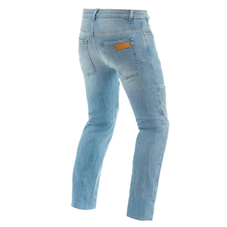 DENIM STONE SLIM - MEN'S MOTORCYCLE JEANS - LIGHT-BLUE - 2