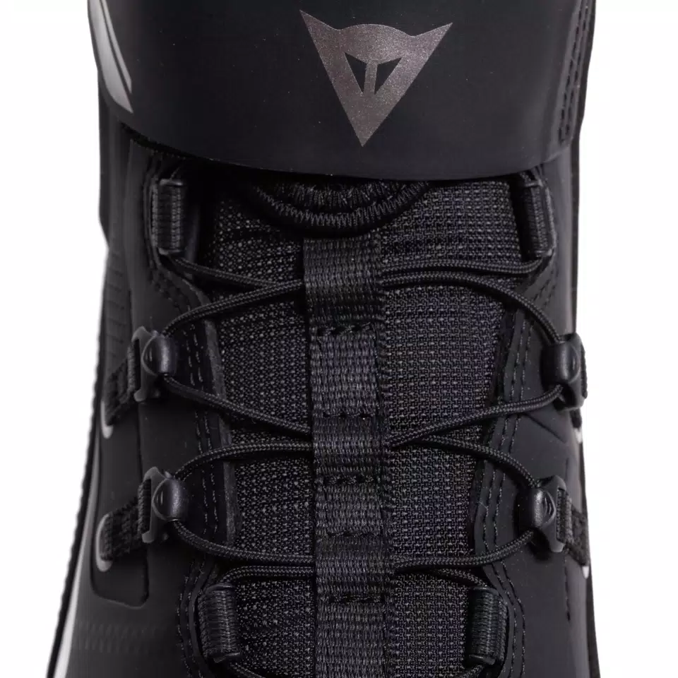 HERIAN D-WP - WOMEN'S WATERPROOF MOTORCYCLE SHOES - BLACK/WHITE - 8
