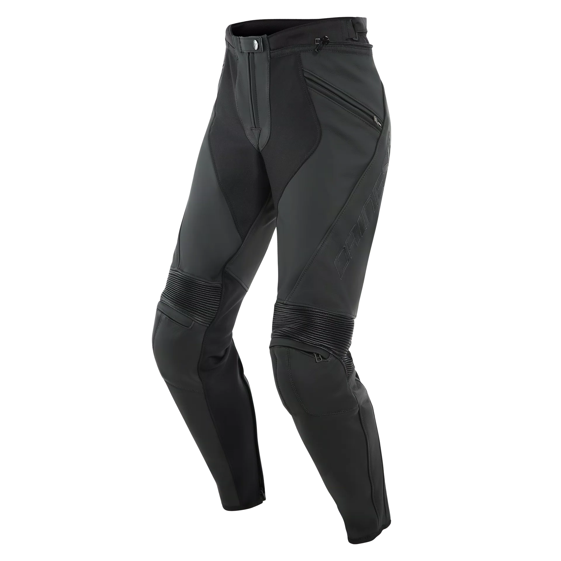PONY 3 WOMEN S MOTORCYCLE LEATHER PANTS BLACK MATT Dainese