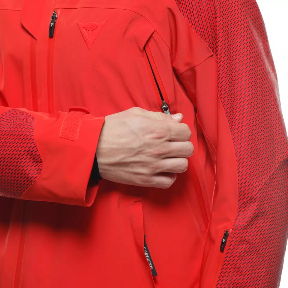 MEN'S S002 DERMIZAX EV™ CORE READY SKI JACKET - HIGH-RISK-RED - 8