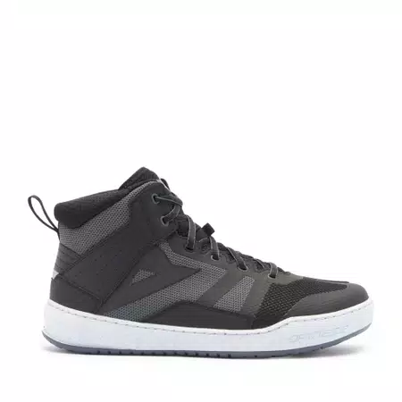 SUBURB AIR - MEN'S SUMMER MOTORCYCLE SHOES IN FABRIC - BLACK/WHITE/IRON-GATE - 2