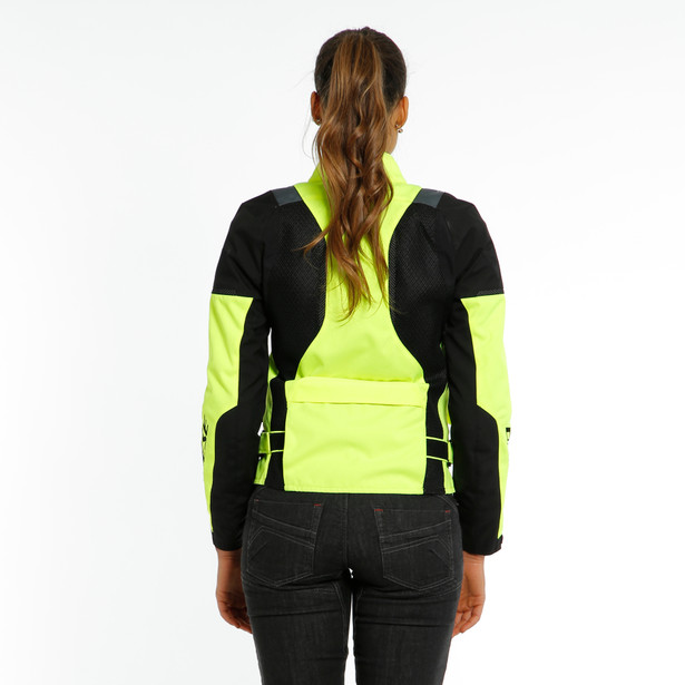 air-tourer-lady-tex-jacket-fluo-yellow-ebony-black image number 4