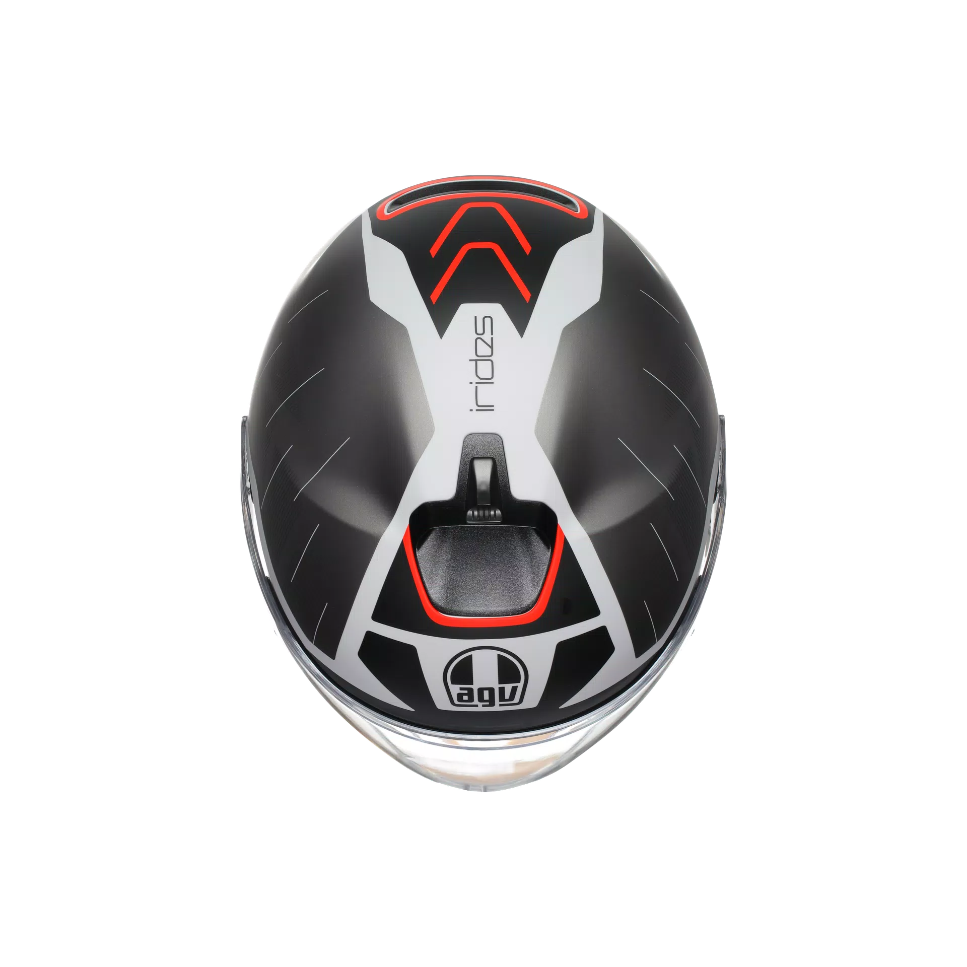 IRIDES AGV E2206 - TRIESTE MATT BLACK/WHITE/RED