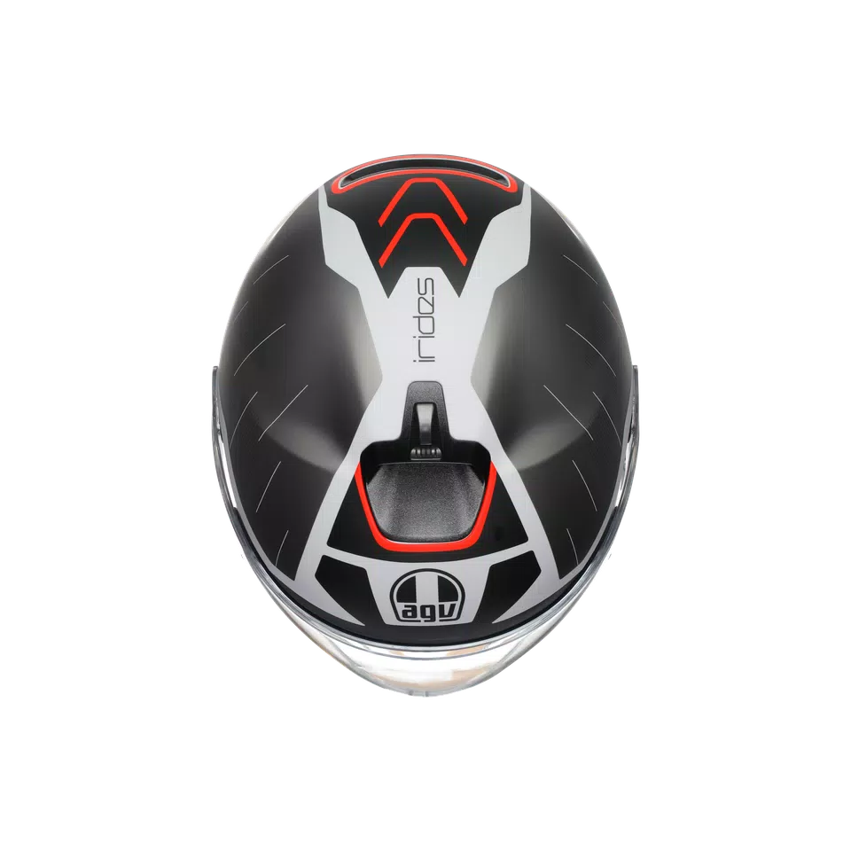 IRIDES AGV E2206 - TRIESTE MATT BLACK/WHITE/RED -  - 7