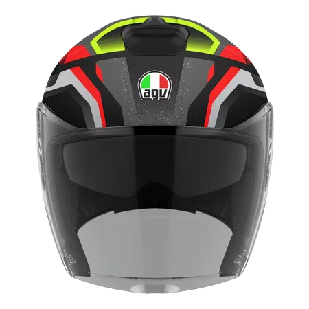 IRIDES AGV E2206 - ZURIGO BLACK/RED/YELLOW FLUO -  - 2