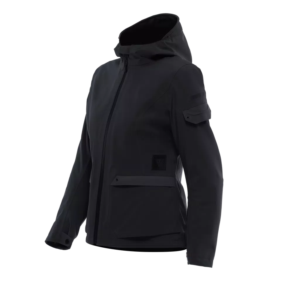 CENTRALE ABSØLUTESHELL™ PRO - WOMEN'S WATERPROOF MOTORCYCLE JACKET - BLACK - 1