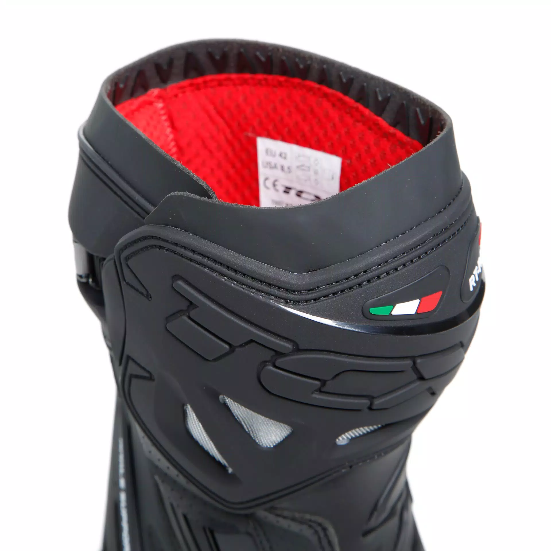 RT-RACE PRO AIR MEN'S MOTORCYCLE RACING BOOTS - BLACK/REFLEX
