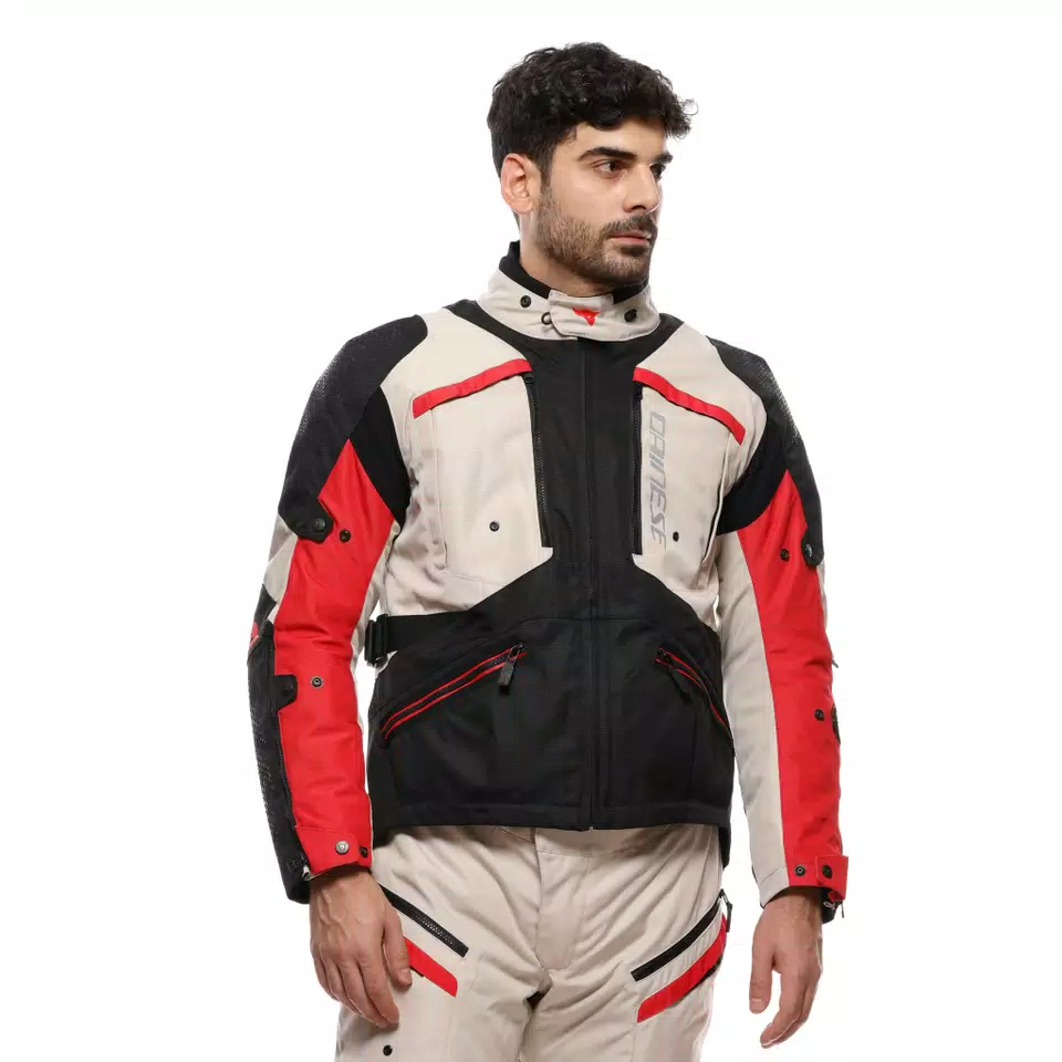GULLFOSS&nbsp;D-DRY - MEN'S ALL SEASONS MOTORCYCLE JACKET - TIDAL FOAM/BLACK/RED - 3