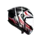 K6 S E2206 - KARVE MATT BLACK/WHITE/RED