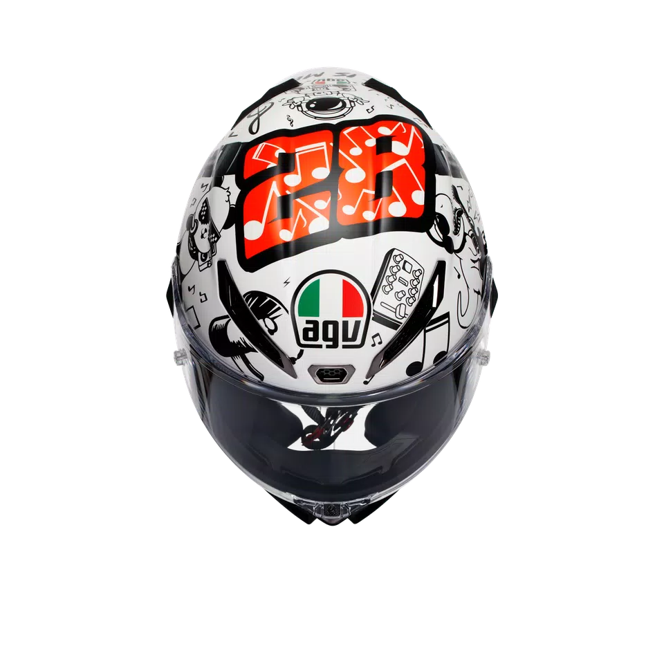 PISTA GP RR GUEVARA MOTEGI 2022 (LIMITED EDITION ) - MOTORBIKE FULL FACE HELMET E2206 DOT -  - 7