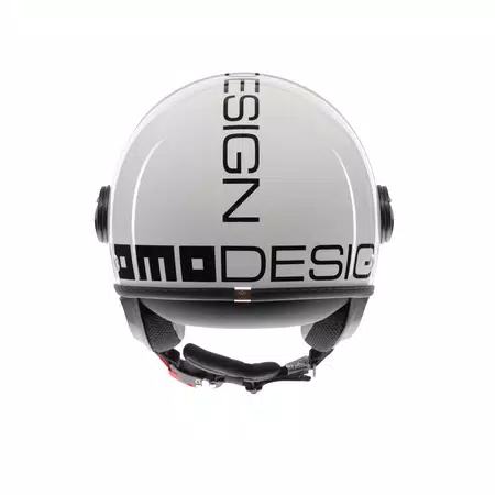 MOMODESIGN FGTR CLASSIC BIANCO LUCIDO / NERO - CASCO JET CON VISIERA E2206 -  - 5