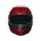K3 MONO COMPETIZIONE RED - MOTORBIKE FULL FACE HELMET E2206