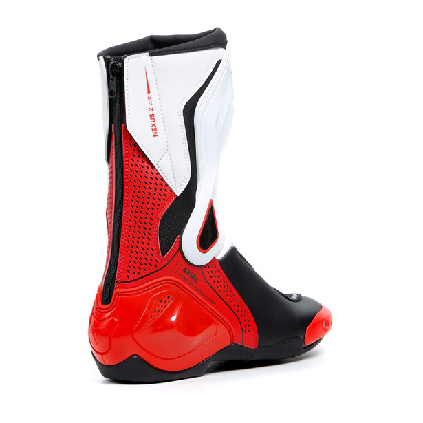 nexus-2-air-boots-black-white-lava-red image number 2